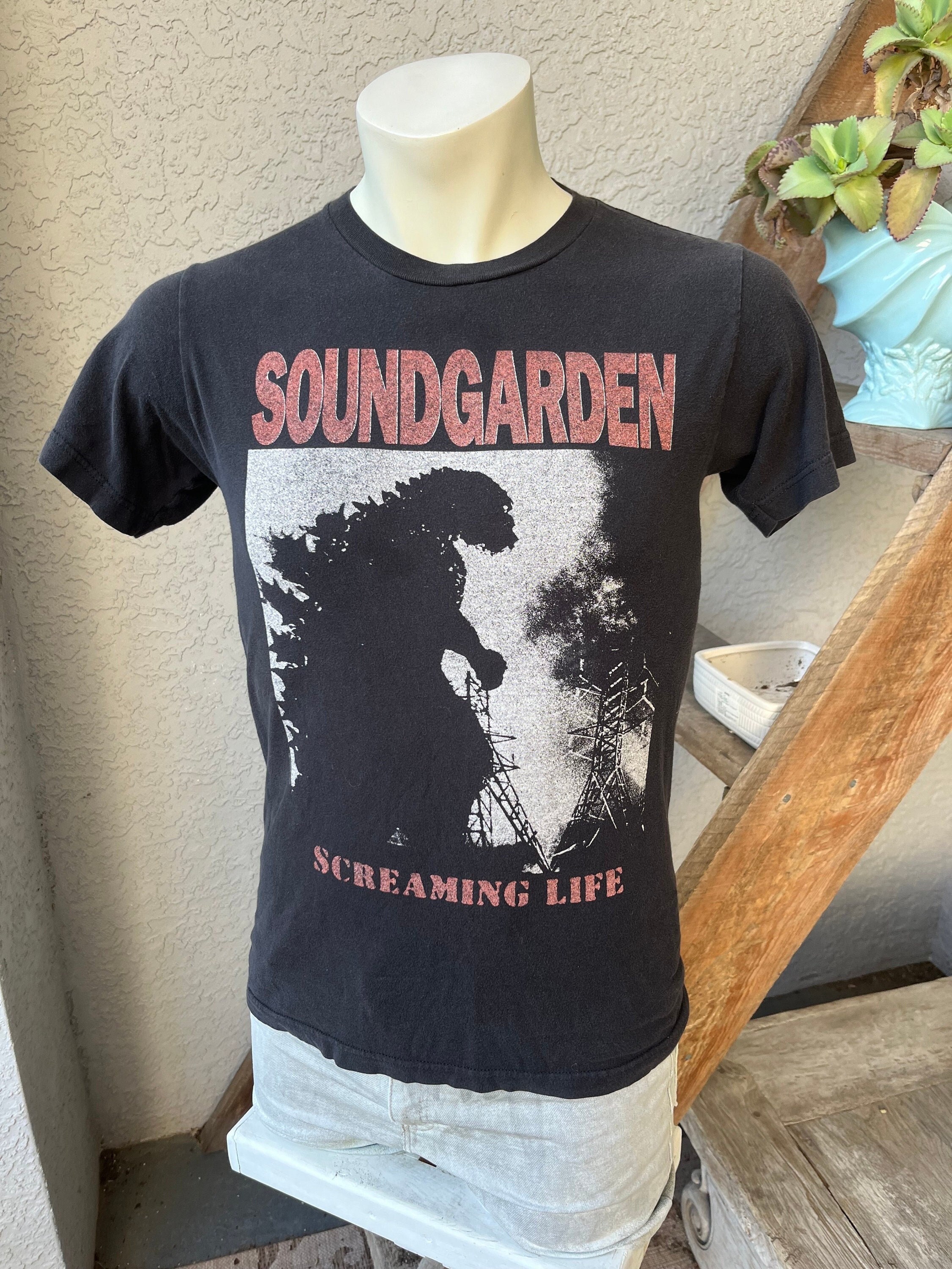 Soundgarden Screaming Life 1990s Vintage Tee Size Medium - Etsy