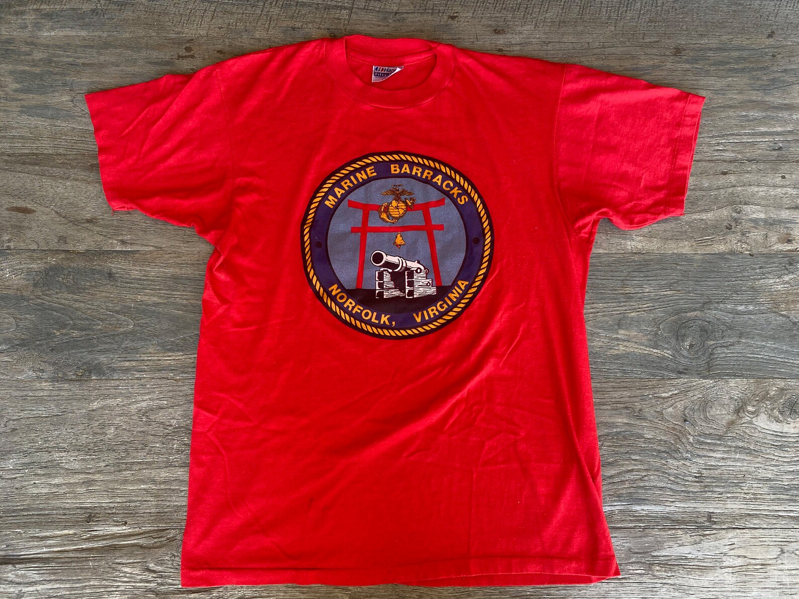 USMC Marines Norfolk Virginia 1980s vintage t-shirt soft and | Etsy