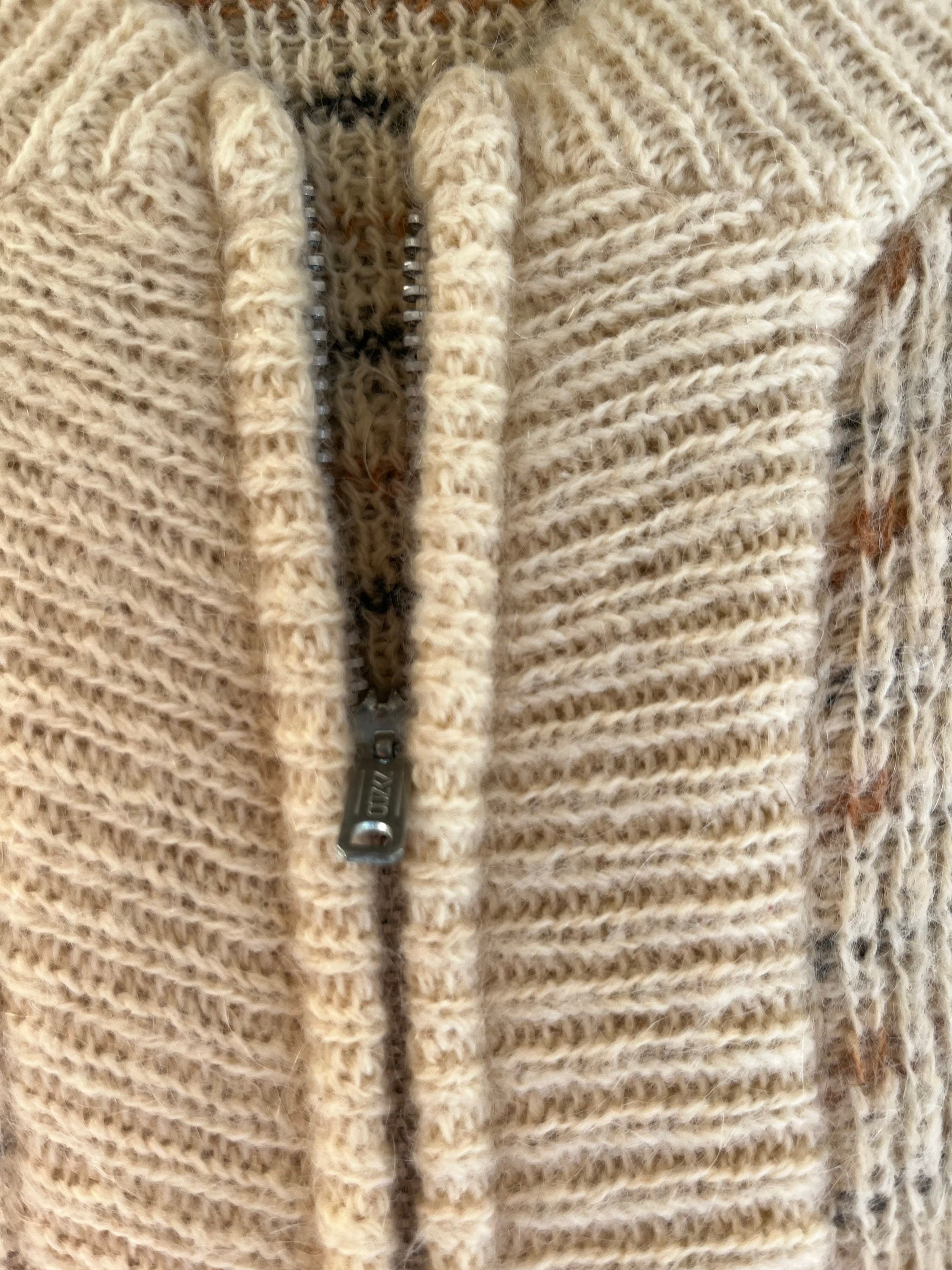 Sears 1960s Wool, Mohair Acrylic Blend Vintage Knit Cardigan Sears 1960s Wool, Mohair Acrylic Blend Vintage Knit Cardigan