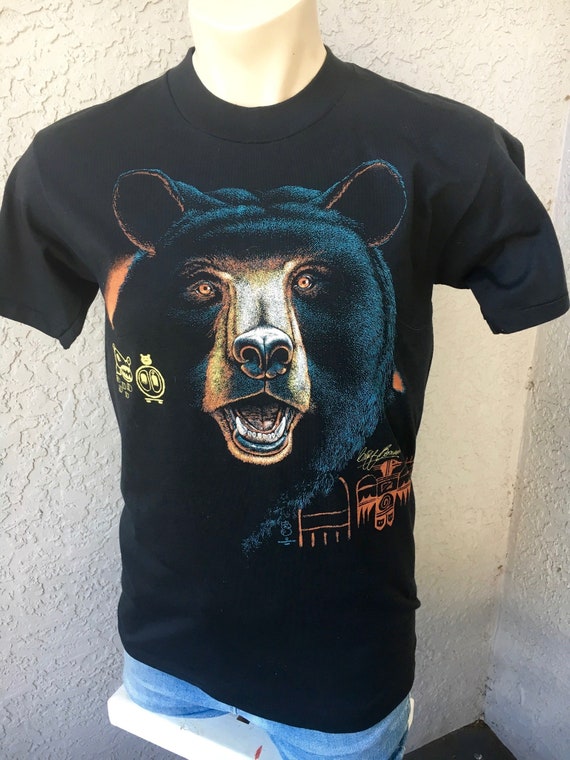 Black Bear Smoky Mountains 1980s vintage tee shirt