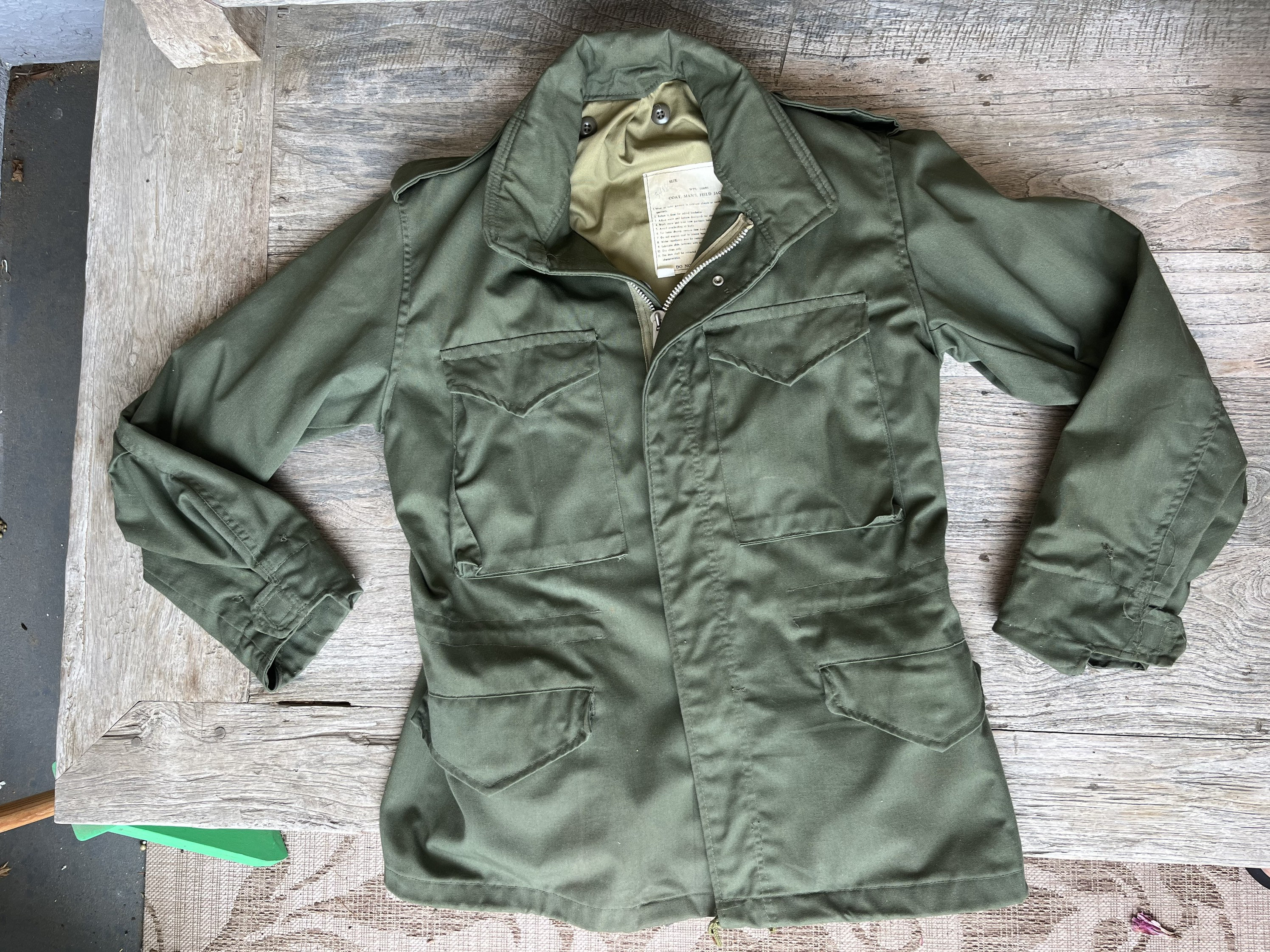 Vintage M-1951 USA Army Cold Weather Field Jacket - Army Vintage M-1951 USA Army Cold Weather Field Jacket - Army