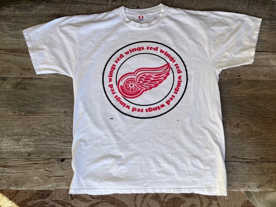 Detroit Red Wings 1990s vintage t-shirt - white s… - image 2