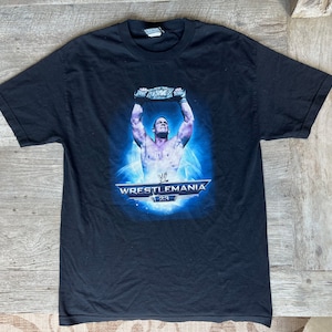 John Cena Wrestlemania 23 Anfang 2000s Vintage T-Shirt - schwarz Gr. Large