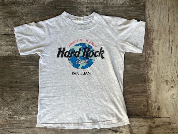 1990s Hard Rock Cafe San Juan Puerto Rico vintage tee… - Gem