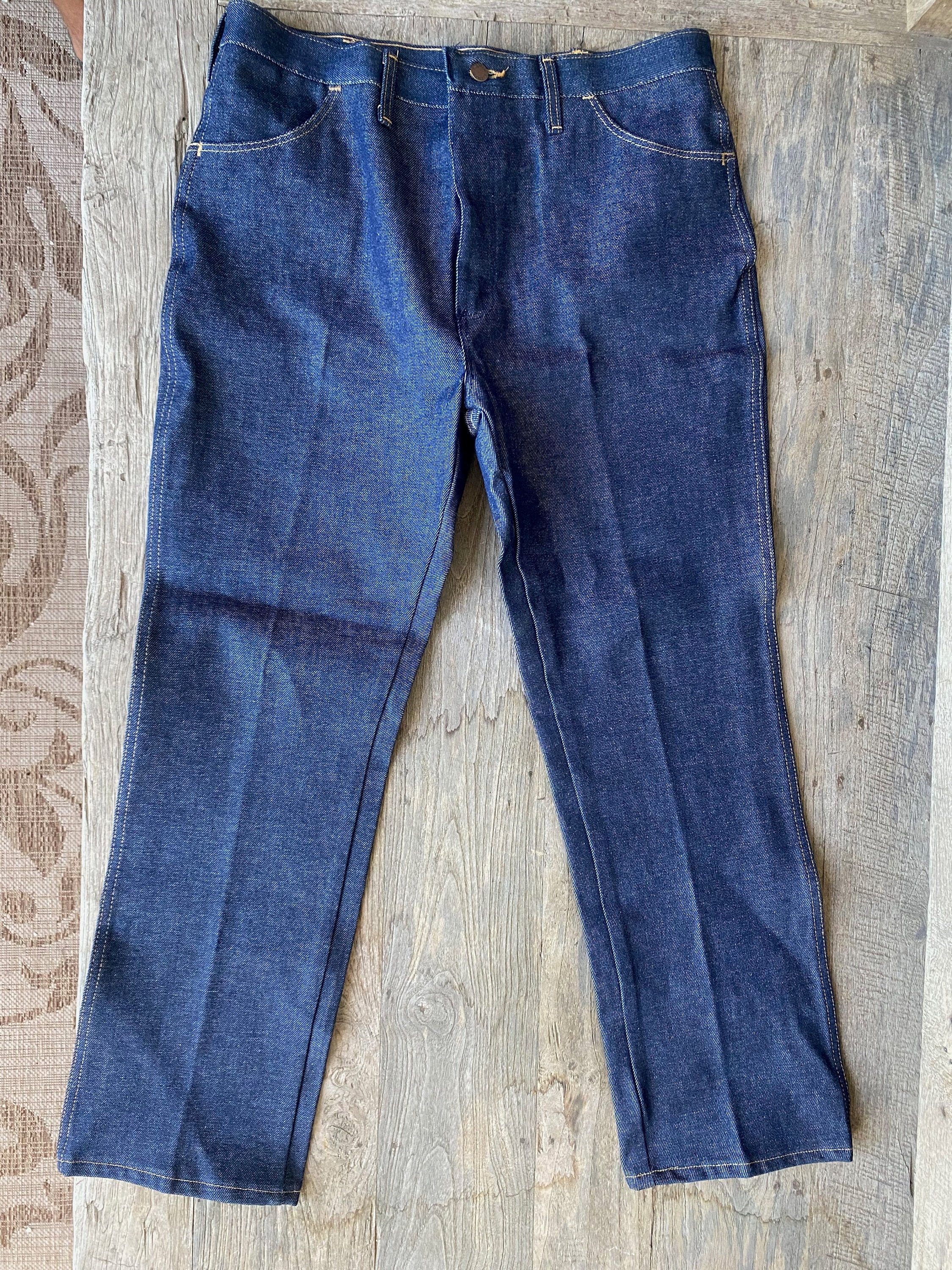 80s USA製 RUSTLER flare 38×30 フレアデニム Vintage 【公式通販】