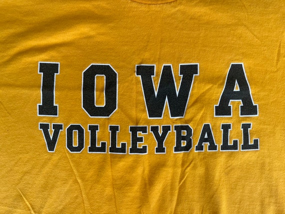 University of Iowa Volleyball 1990s vintage t-shi… - image 3