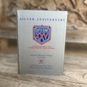 Juego de cartas coleccionables del Super Bowl XXV Pro Set del aniversario de plata de 1991, edición de coleccionistas, campeones de la AFC y NFC, y equipos de todos los tiempos (muy raro)