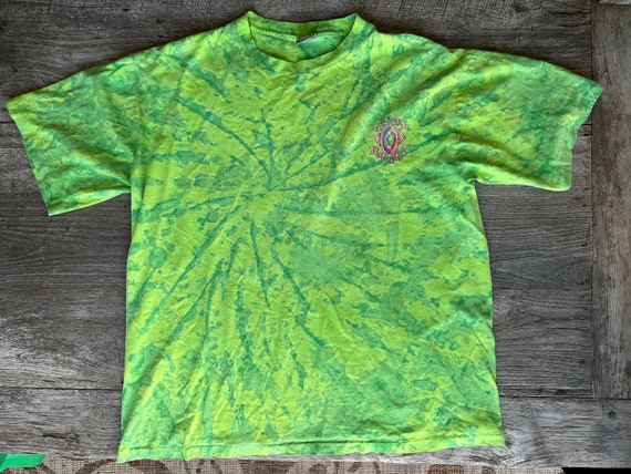 Vintage 1992 Ocean Pacific tie die surf tee shirt… - image 2