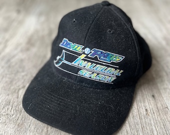 Tampa Bay Devil Rays Baseball Inaugural Season 1998 vintage snapback hat- black one size fits most