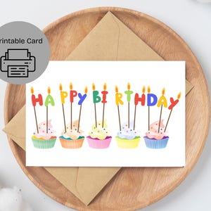 Printable Birthday Card | Birthday Card Printable | Digital Birthday Card | Printable Happy Birthday Card | Birthday Card Digital Download