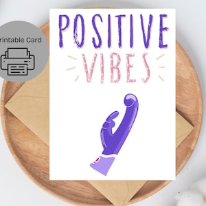 Tarjeta imprimible de vibraciones positivas / Tarjeta de aliento / Tarjeta para imprimir fácilmente en casa / Tarjeta de vibraciones positivas para imprimir en casa / Tarjeta para vibraciones positivas