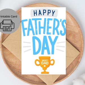 Printable Father&#39;s Day Card | Father&#39;s Day Card Printable | Digital Father&#39;s Day | Printable Father&#39;s Day |Father&#39;s DayCard Digital Download
