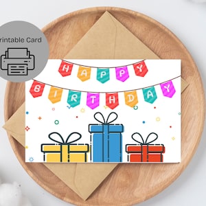 Printable Birthday Card | Birthday Card Printable | Digital Birthday Card | Printable Happy Birthday Card | Birthday Card Digital Download
