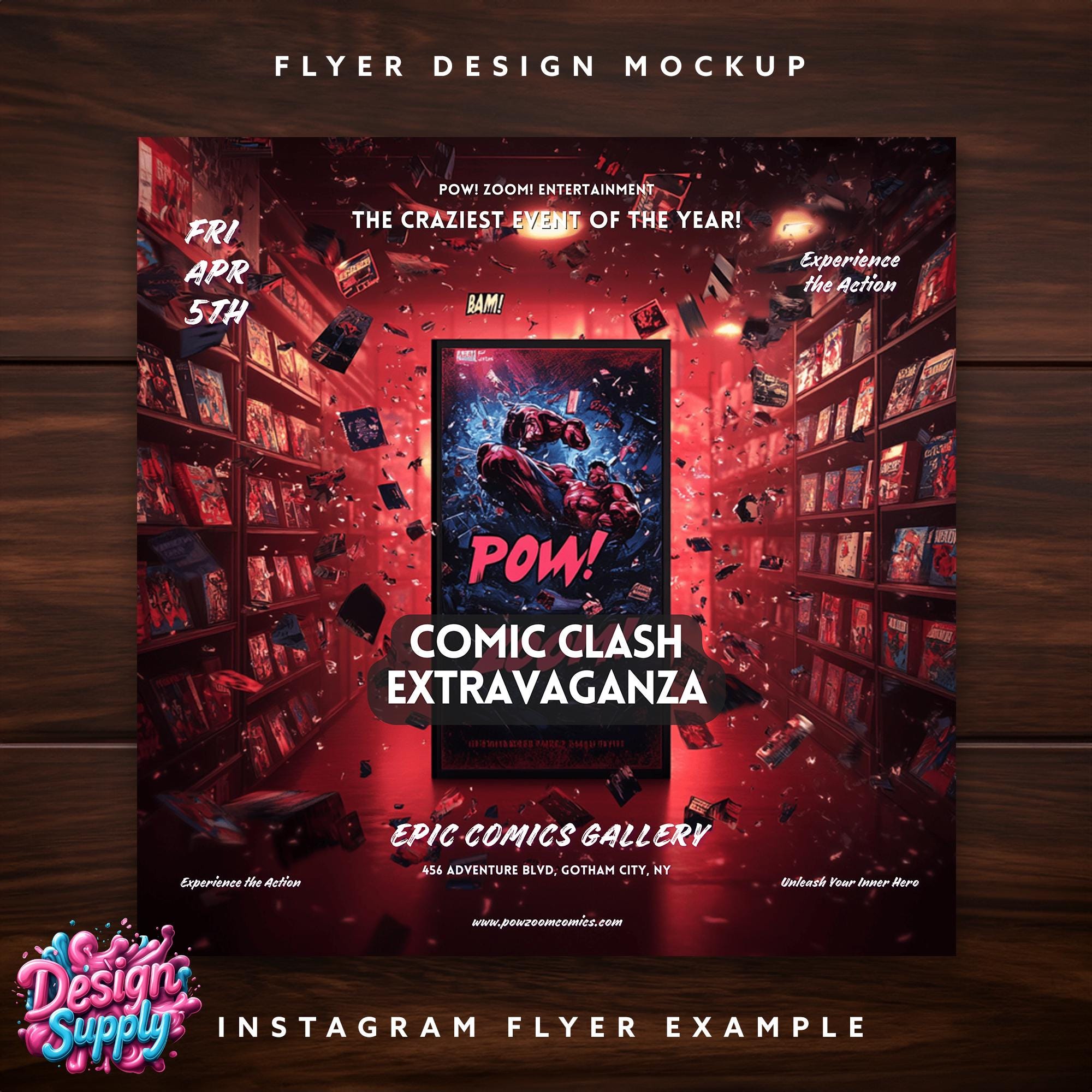 Comic Book Invitation Template|comic Book Templates|comic Book ...