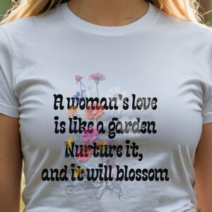 Womens Tee, Blossoming Love
