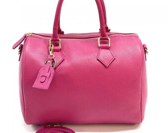 Iconic French Designer-Inspired Handbag Handmade in Italy Many colors  "Speedy" Free Shipping plus Gift With Purchase
