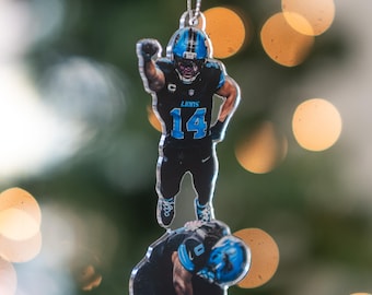 Detroit Lions Ornament - Amon-Ra St. Brown & Jahmyr Gibbs Victory Stack