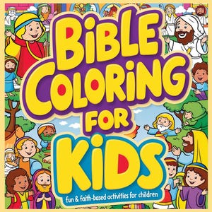 Bible Colouring For Kids Digital Download | 50 Faith-Based Designs | Printable Instant Digital Download PDF