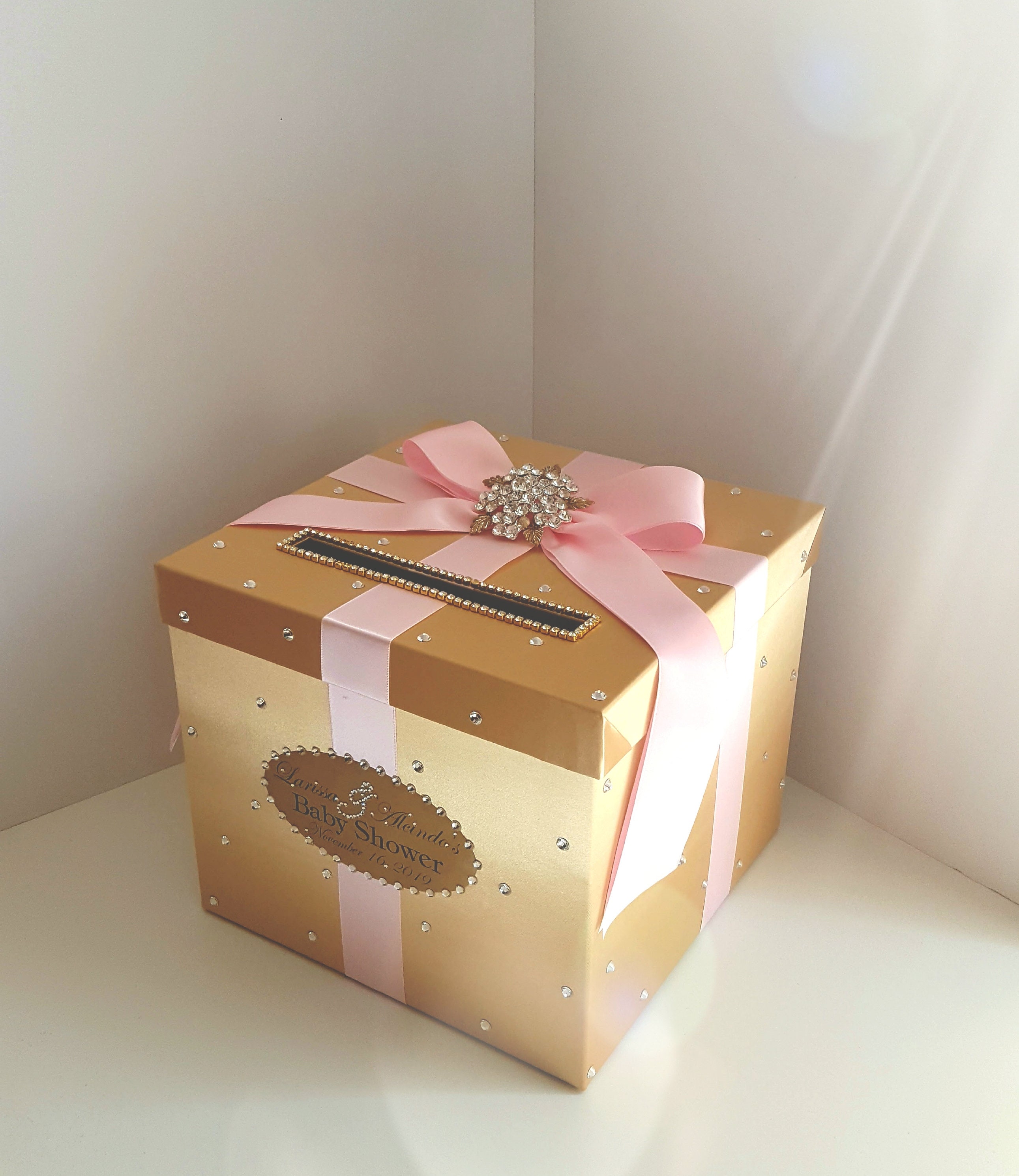 Wedding /quinceañera/sweet 16 Card Box 4sets/ 1-tier Silver & Red Card ...