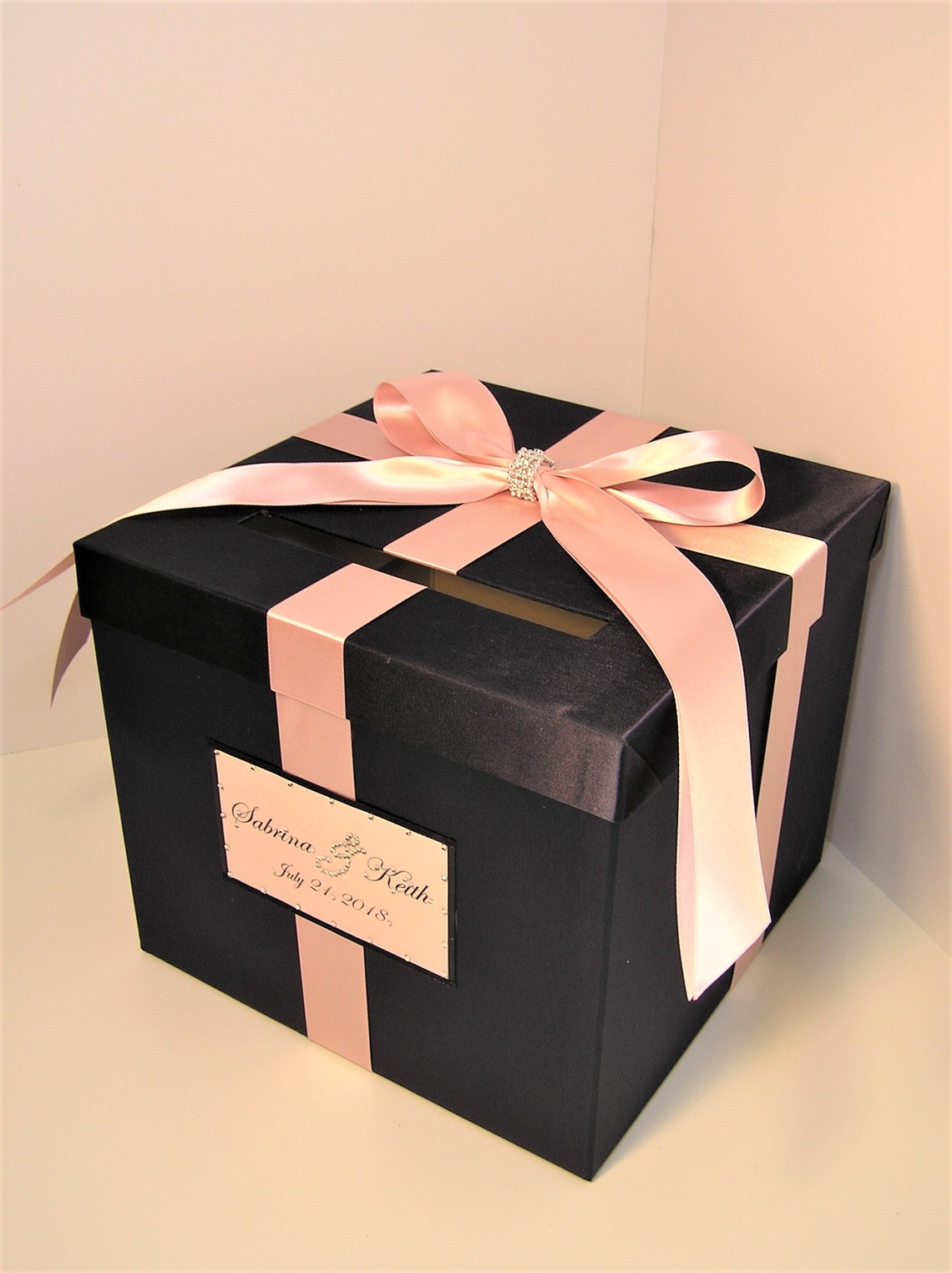 Mariage / Quinceañera / Sweet 16 / Bat Mitzvah Card Box Noir Etsy France