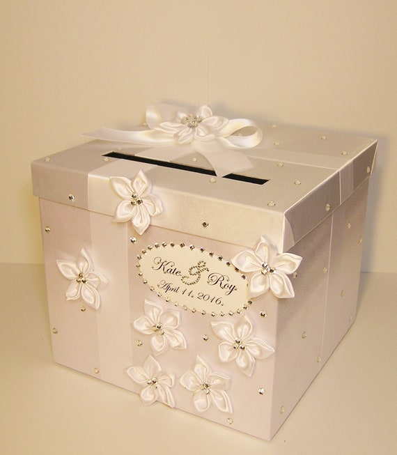 Wedding Quinceanera Sweet 16 Card Box White Gift Card Box Etsy