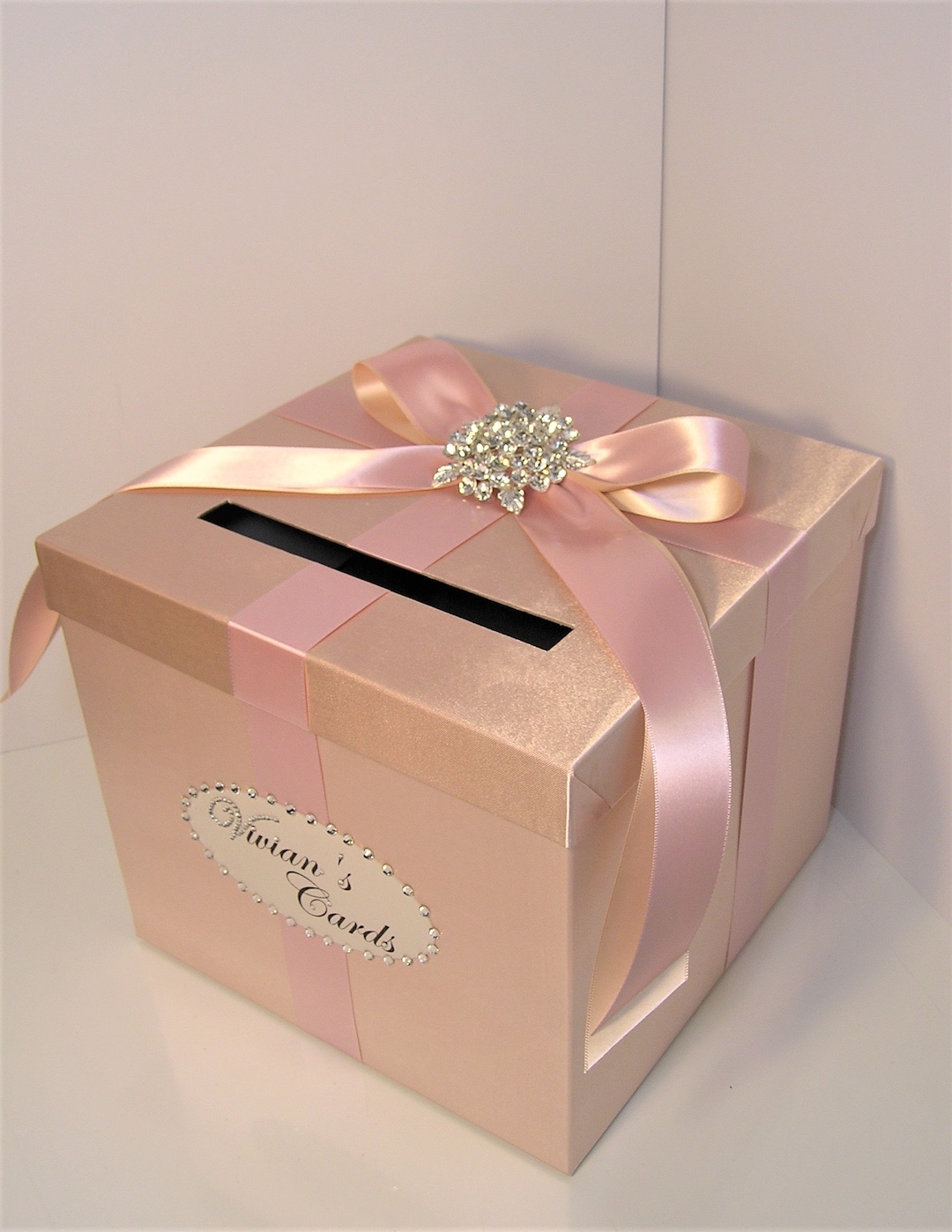 Custom Ava Gift Set with Rose Gold Ribbon Gift Box