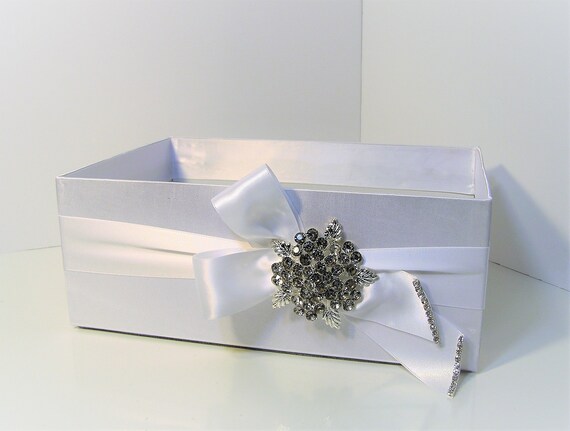 Wedding Program Box White Amenities Box Bathroom Accessories Etsy