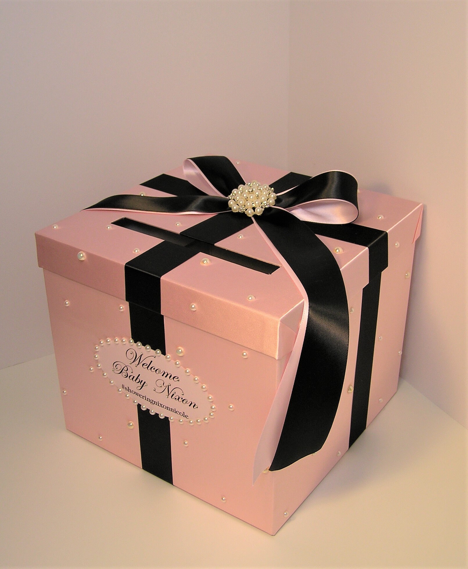 Wedding /quinceañera/sweet 16 Card Box Sets/ 1 Tier Silver and Red Card ...