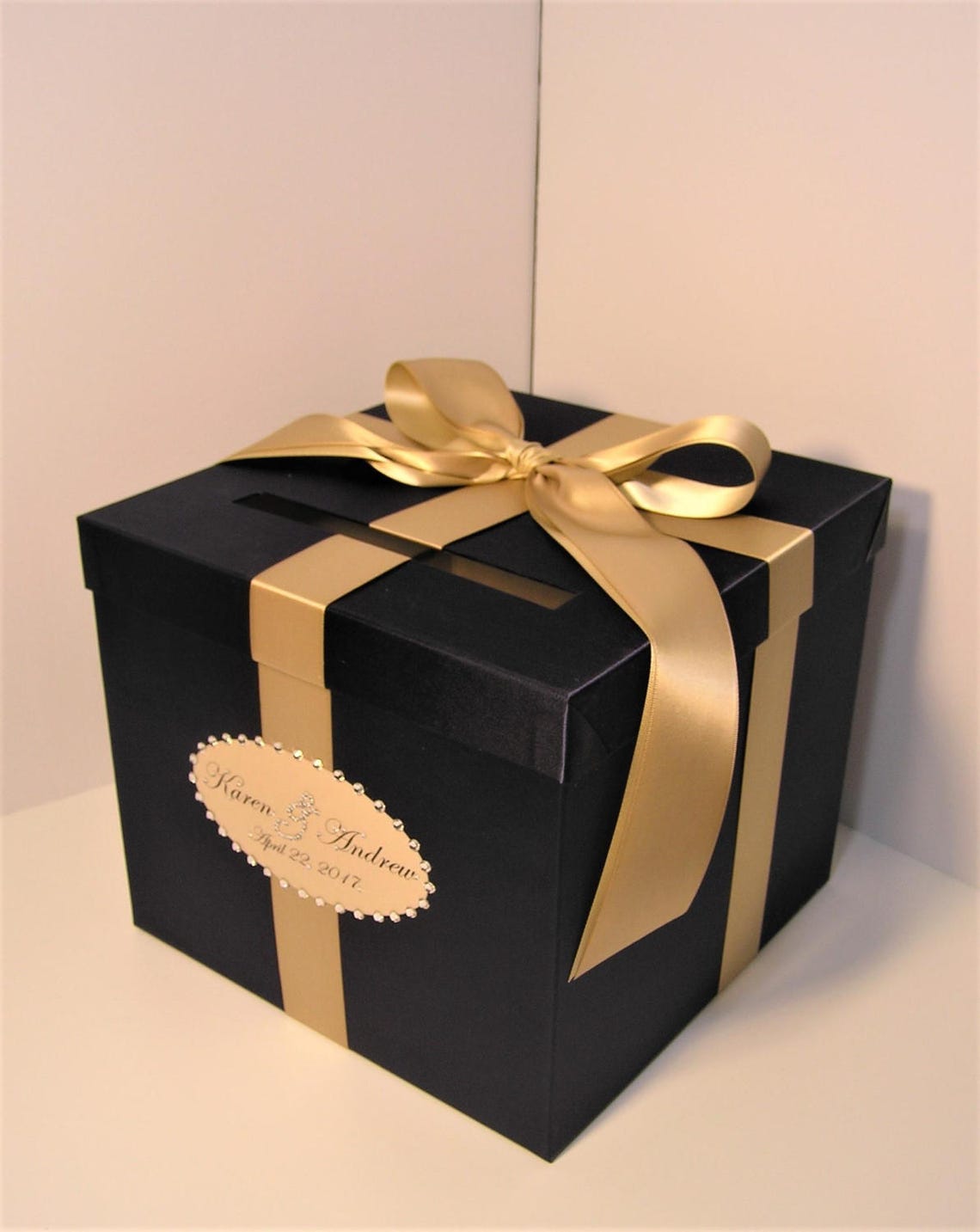 Mariage / Quinceañera / Sweet 16 / Bat Mitzvah Card Box Noir Etsy France