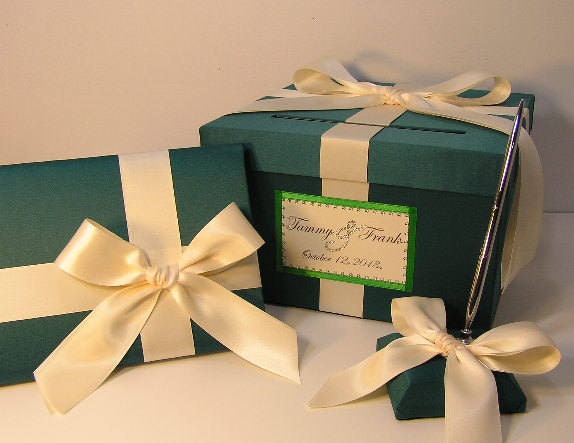Wedding /quinceañera/sweet 16 Card Box 4 Sets/small 1-tier Black & Red ...