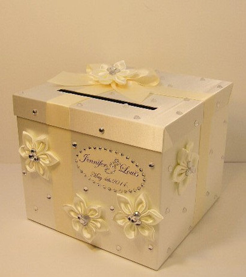 Wedding /Quinceañera/Sweet 16 Card Box Ivory Gift Card Box Etsy
