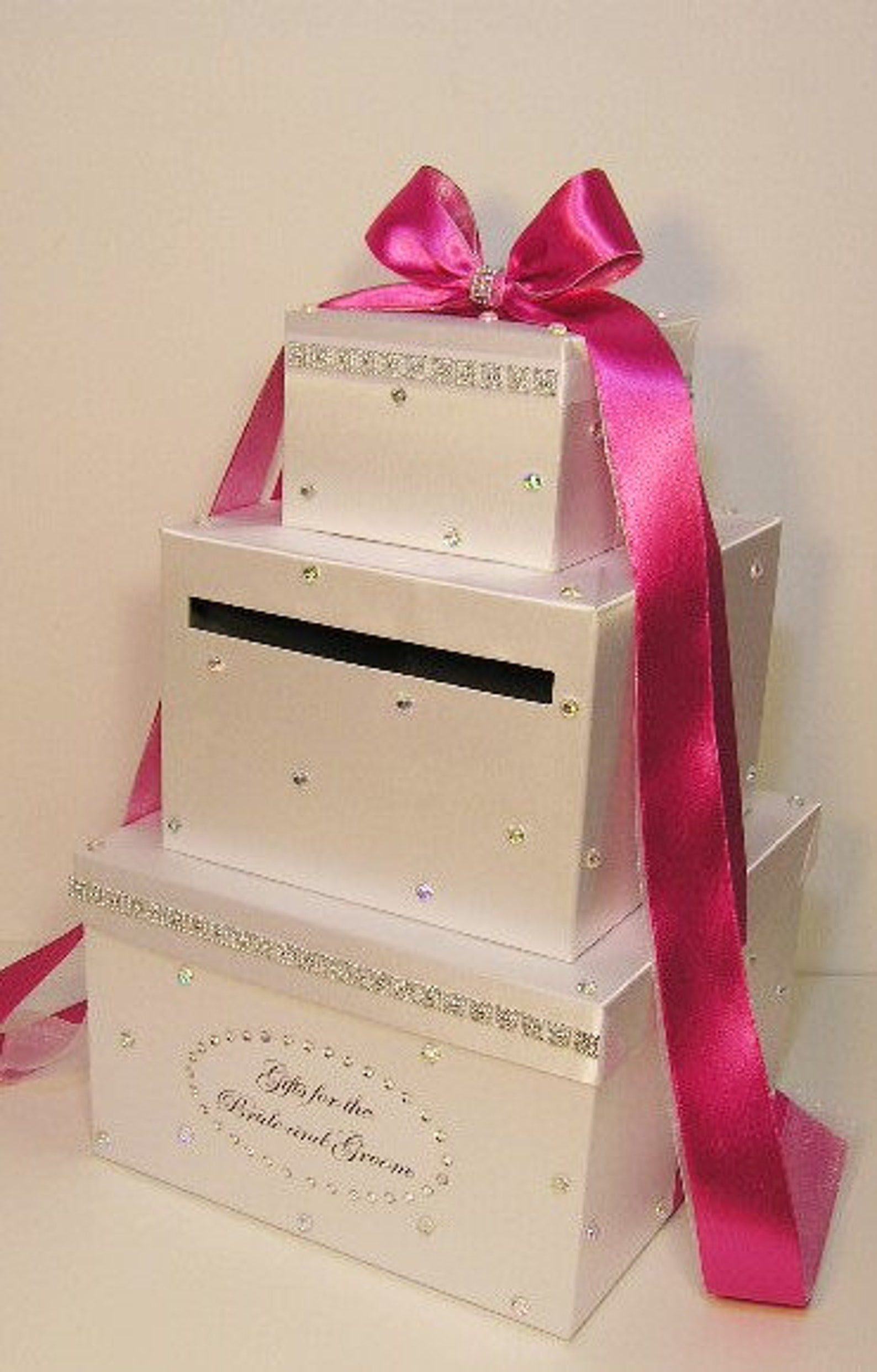 Wedding Card Box White Gift Card Box Money Box Etsy