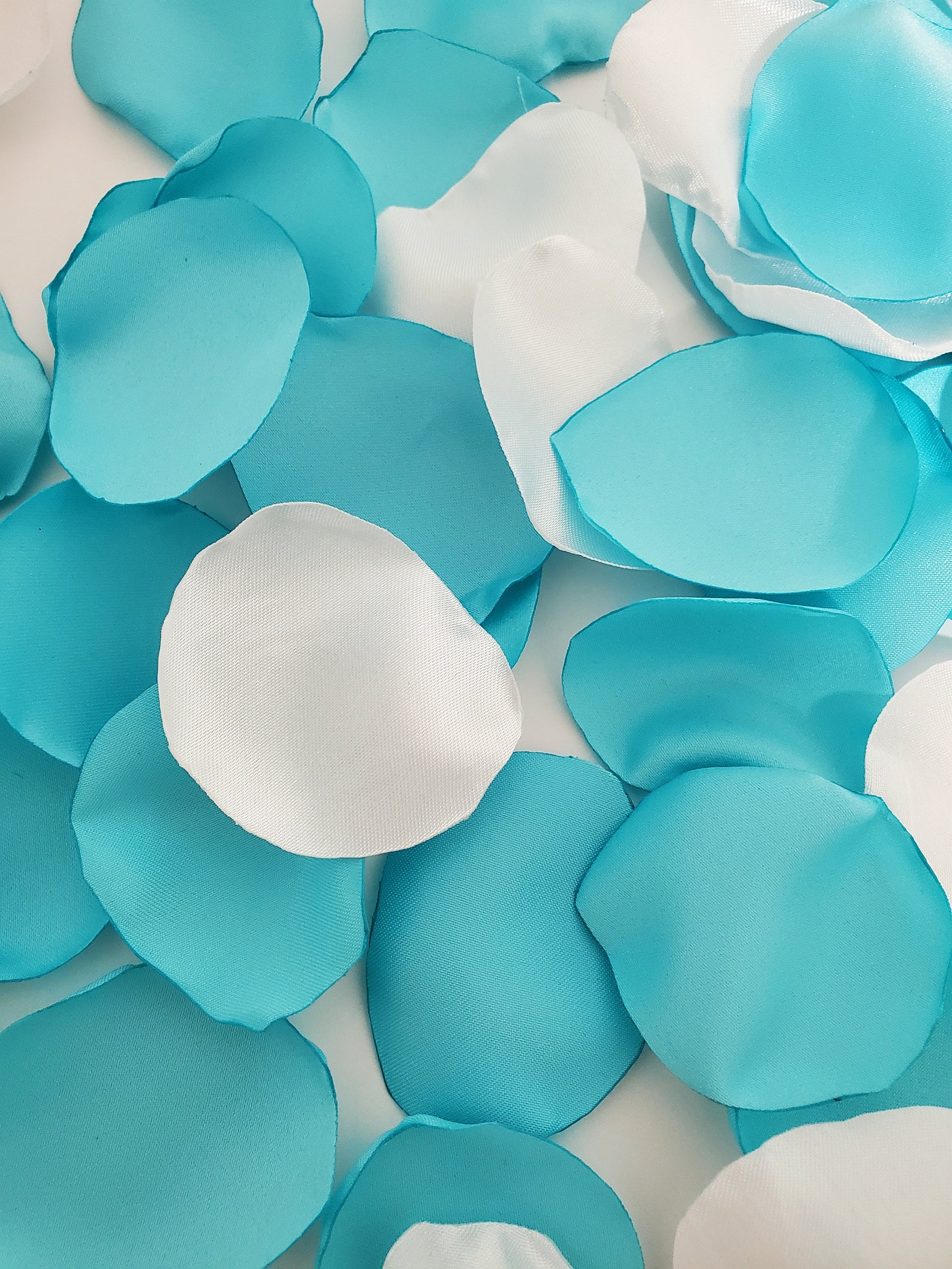 Blue White Flower Petals Wedding Decor/ Flower Petals Aisle Etsy