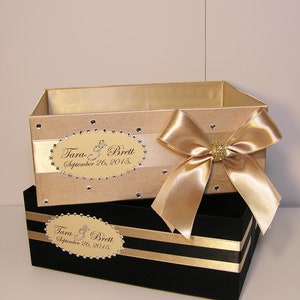 Wedding Program Box/Champagne Amenities Box Bubble Box Favor Box Bathroom Accessories Box Handkerchiefs Box Centerpiece-Customize your color image 8