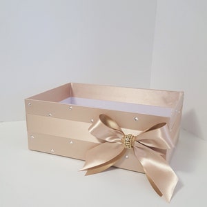 Wedding Program Box/Champagne Amenities Box Bubble Box Favor Box Bathroom Accessories Box Handkerchiefs Box Centerpiece-Customize your color Only program box