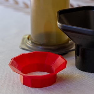 Minimalist Geometric Funnel for AeroPress | AeroPress Premium | Compact 3D Printed Coffee Maker Tool | Coffee Travel Accessory