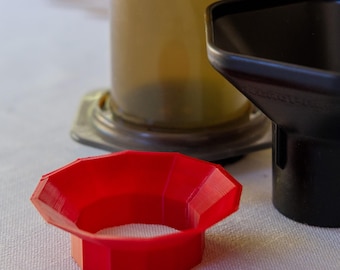 Minimalist Geometric Funnel for AeroPress | AeroPress Premium | Compact 3D Printed Coffee Maker Tool | Coffee Travel Accessory