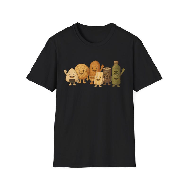 Kawaii Konbini T-Shirt | Japanese Food Tee, Japan Travel Black