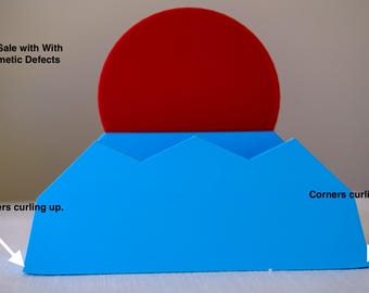 Cosmetically Flawed Mt Fuji Hario V60 Filter Holder Size 02 | 3D Printed Pour Over Filter Storage | Japan Inspired Coffee Bar Organizer