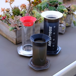Minimalistisk AeroPress-tratt | Kompakt reservtratt | Reseverktyg för kaffe | Bryggtillbehör | Standard, XL, Premium Aeropress