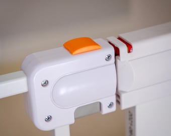 Interruptor de bloqueo superior de repuesto para puerta de seguridad infantil Safety 1st de fácil instalación / Pieza de reparación compatible / Varios colores