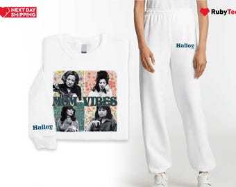 Vintage Mom Vibes Thug Life Sweatshirt Hoodie Sweatpants, 90s Mom Vibes T-Shirt, Mother's Day Gift, Mama Gift Sweater, Mom Life Sweatshirt