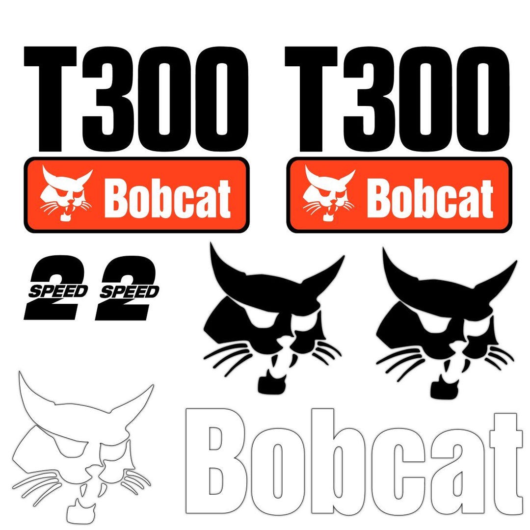 thumbnail image 2 of Bobcat Back Door Decal Sticker – Black, 12 Inch, Skid Steer Aftermarket 2 of 4