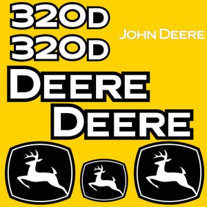 320D JOHN DEERE SKIDSTEER Replacement Decals & Stickers