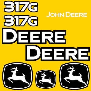 317G JOHN DEERE SKIDSTEER Replacement Decals & Stickers