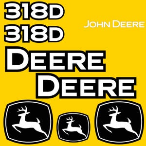 318D JOHN DEERE SKIDSTEER Replacement Decals & Stickers