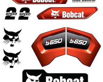Fits S650 Bobcat Skid Steer Loader Replacement Decals
