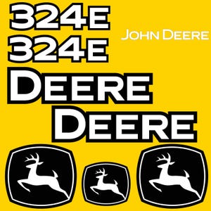 324E JOHN DEERE SKIDSTEER Replacement Decals & Stickers