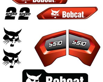Fits S510 Bobcat Skid Steer Loader Replacement Decals