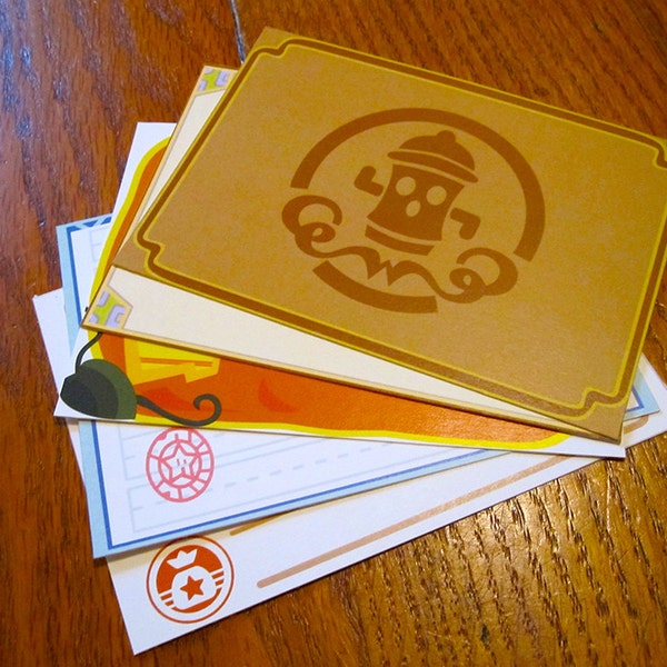 Animal Crossing Stationery Notecards - NPC Set Number 2, 10 cards per set